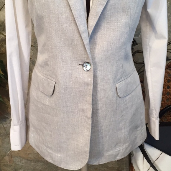 J Jill 🌹 stunning long Gray silver vest - Picture 5 of 8